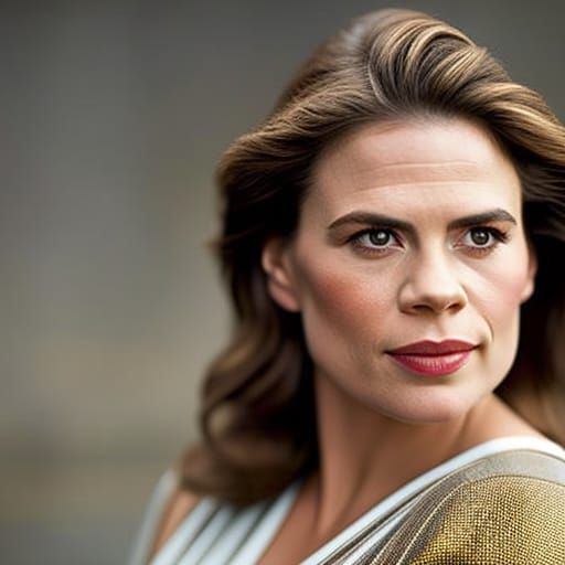 Hayley Atwell Close-Up Professional Portrait