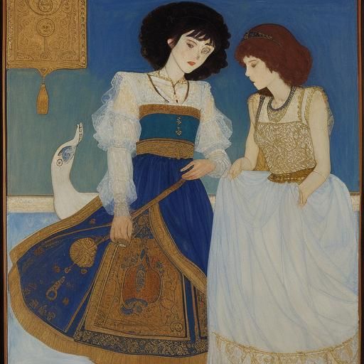 Seals Shopping for Tulle: Expressionist Icon Art