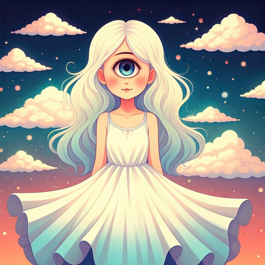 Enchanting Dreamgirl in Whimsical Wonderland