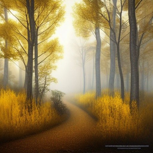 Hyper-Detailed Yellow Forest in Unreal Engine 5