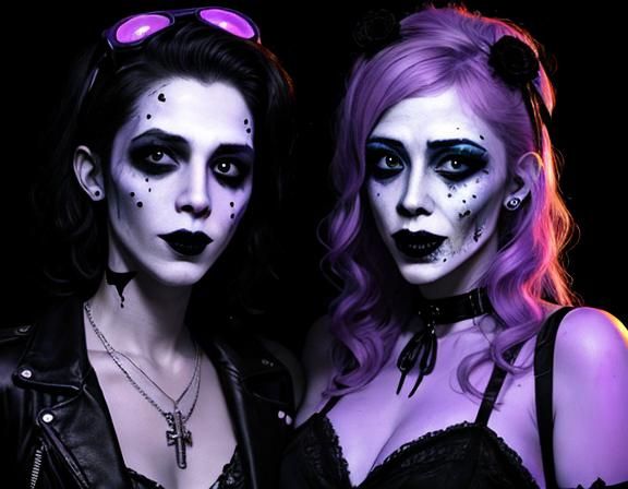 Living Dead Horror Black Light Party