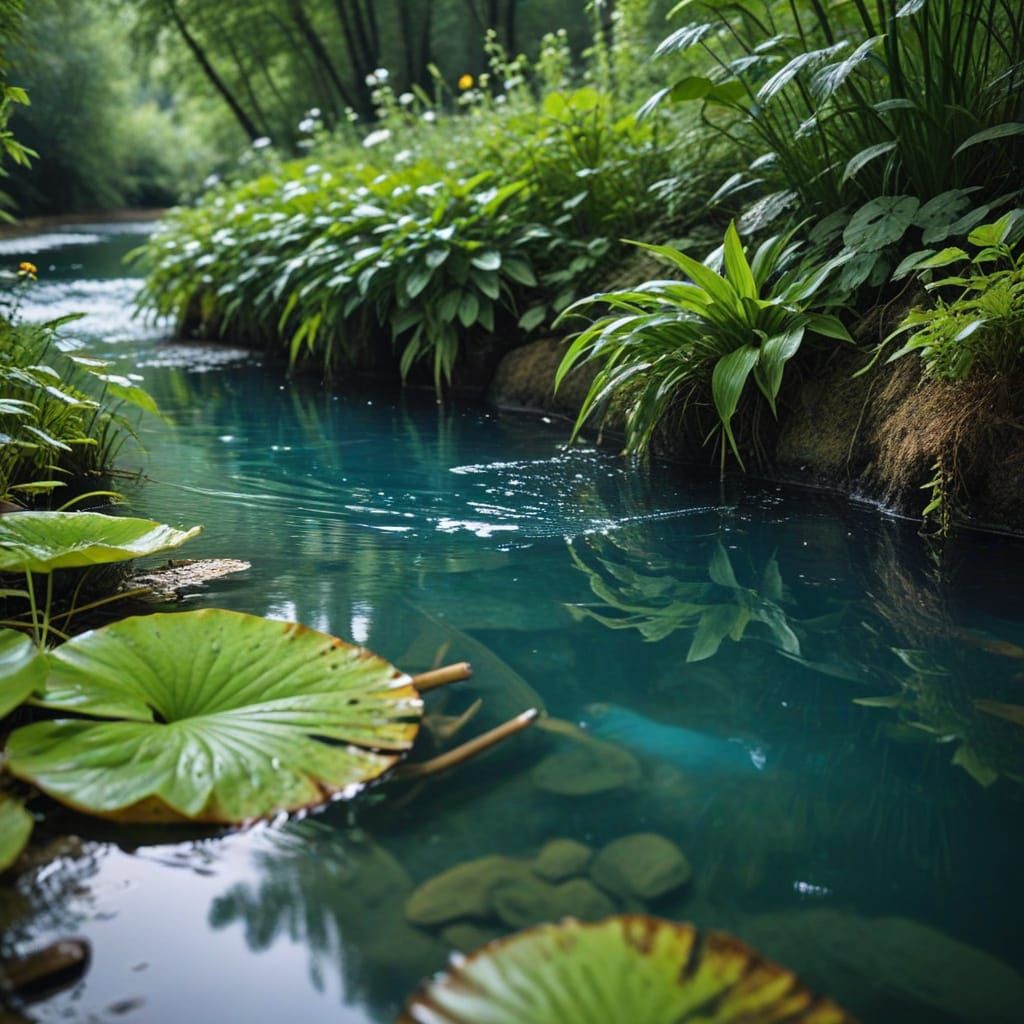 Surreal Landscape with Tibetan Monk in Misty Mountains