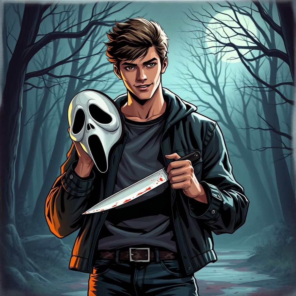 Scream's Billy Loomis as Comic Book Art