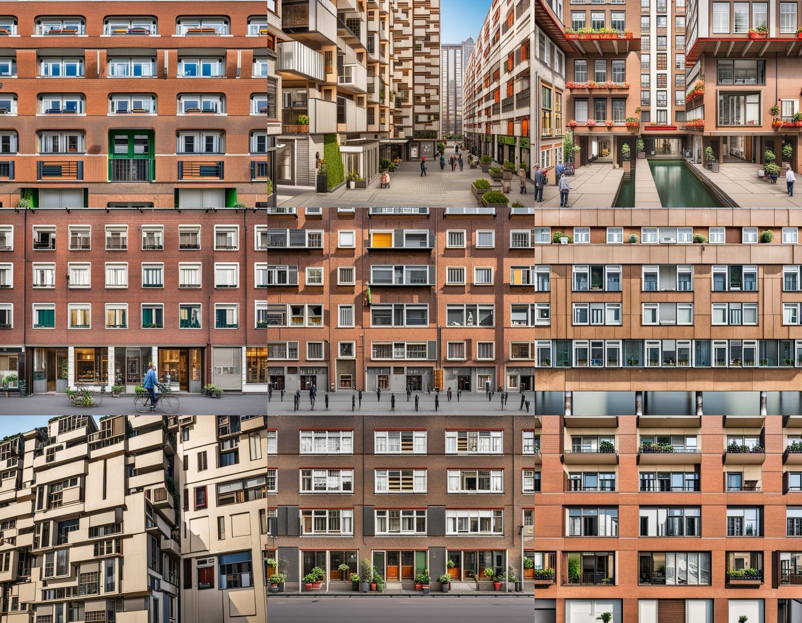 1970s Apartment Block in Dutch City