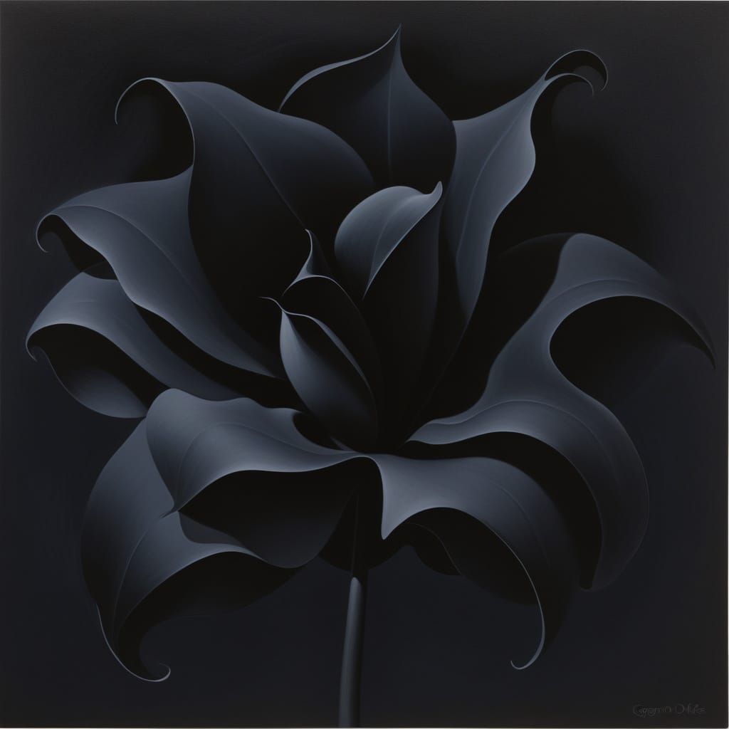 Grimdark Scene in Style of O'Keefe