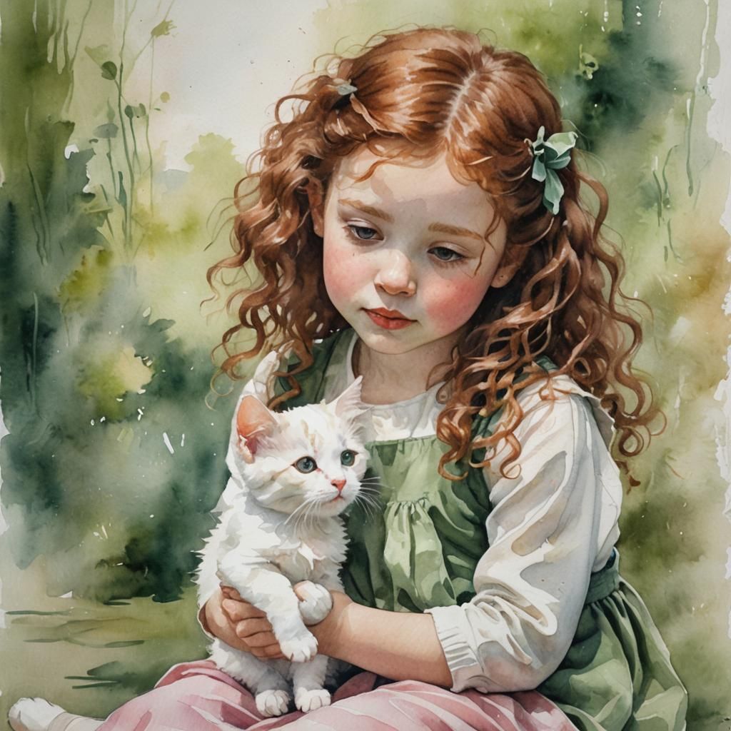 .an acrylic and oil watercolour painting of the side view of...