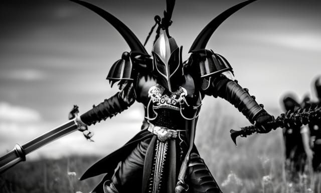 Armored Death Reaper with Demonic Swords