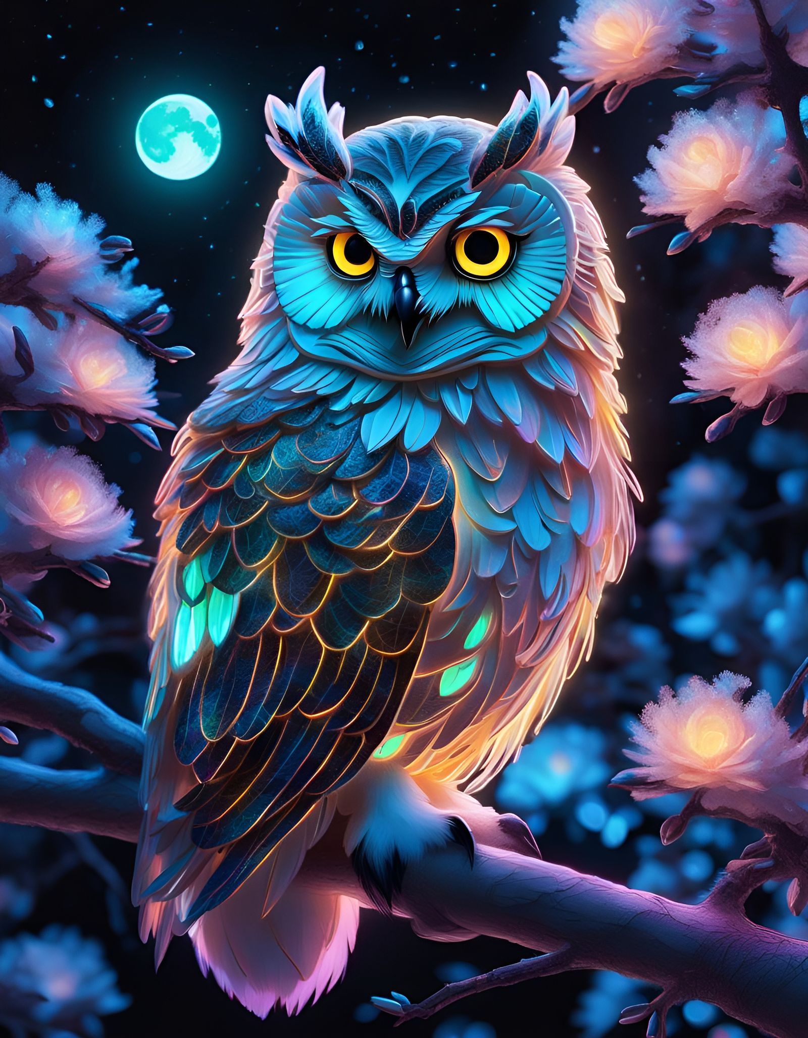 By the Light of a Bioluminescent Moon