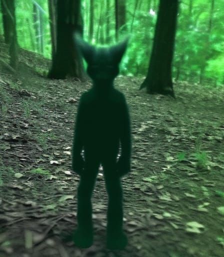 Creepy Trailcam Photo: Cryptid in Night Vision