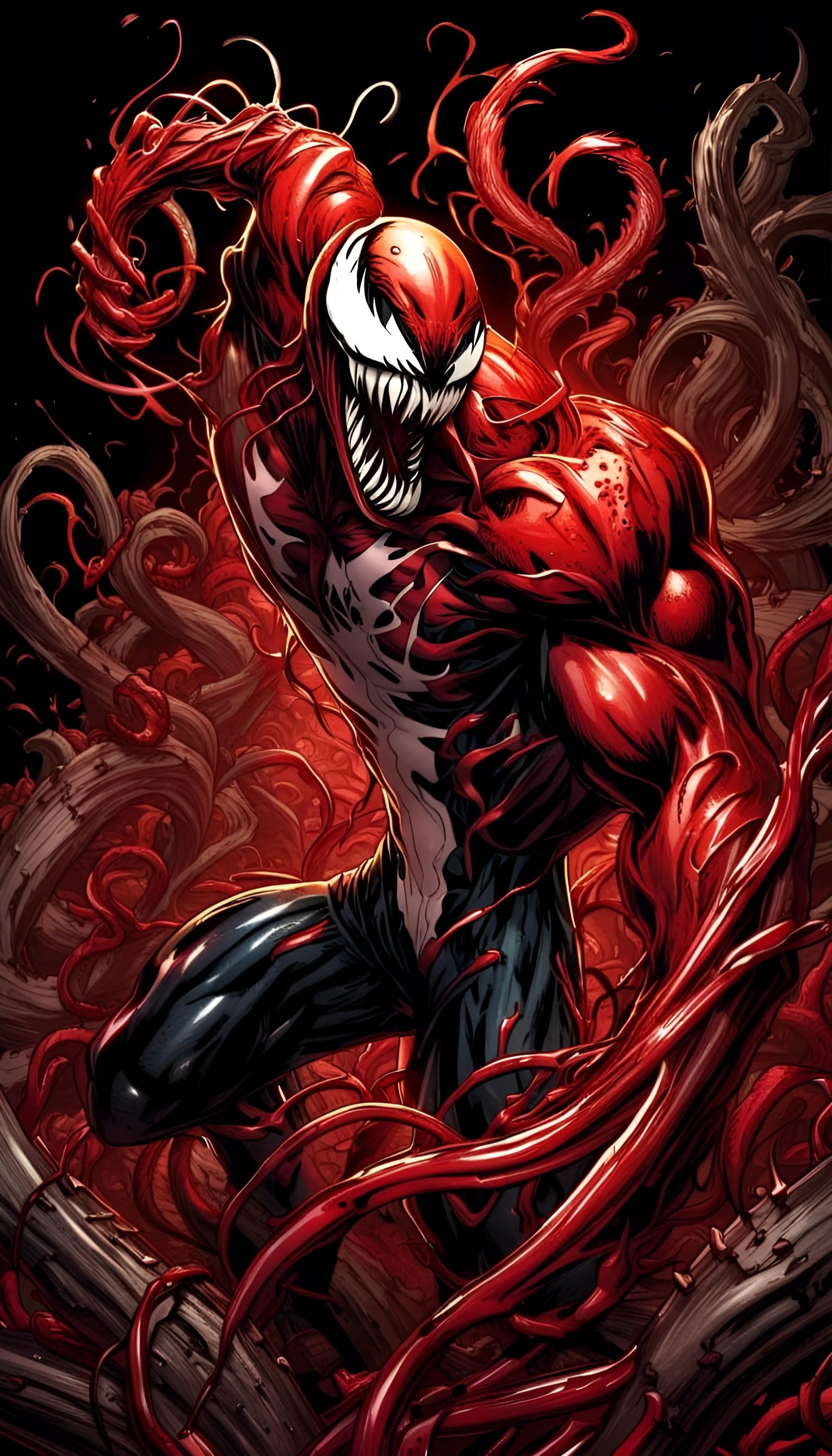 Venom vs Carnage: A Battle of Symbiotes