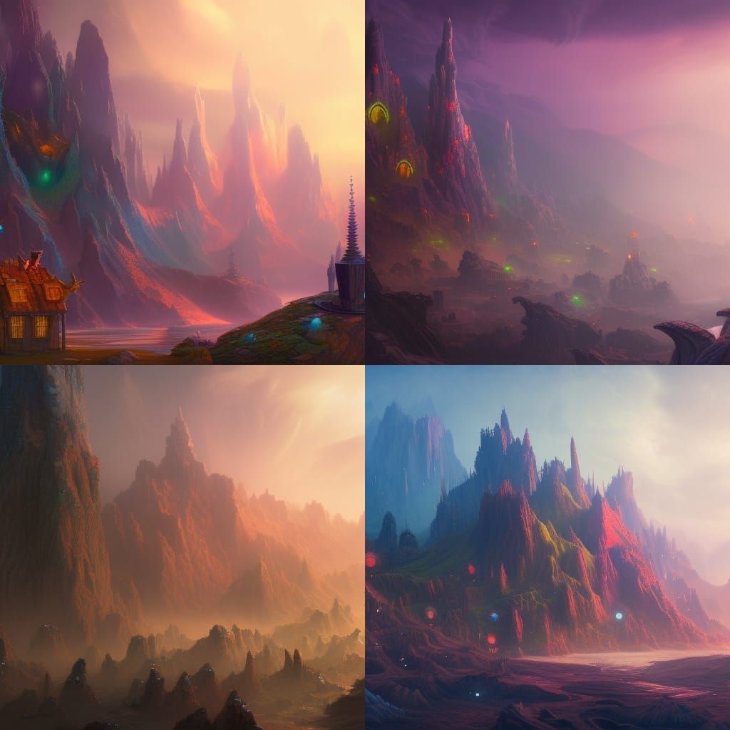 Vibrant Crayons in Detailed Matte Painting