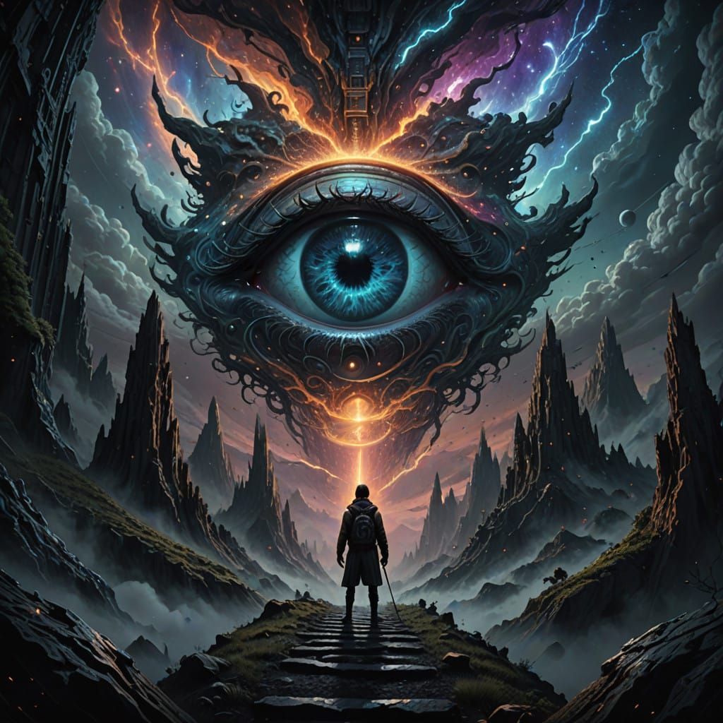 Ethereal Cosmic Landscape Unveiled