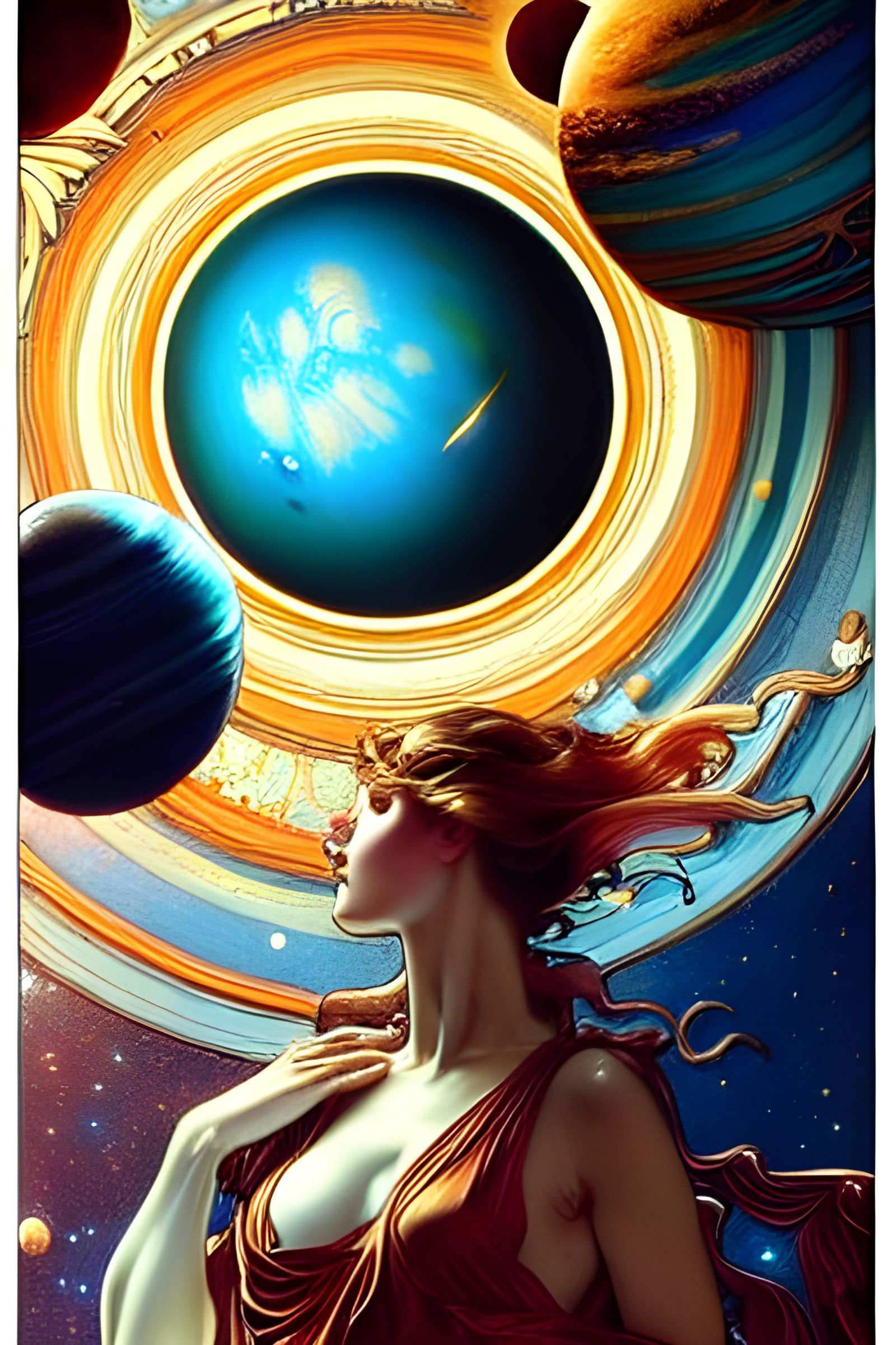 Baroque Uranus with Dynamic Lighting