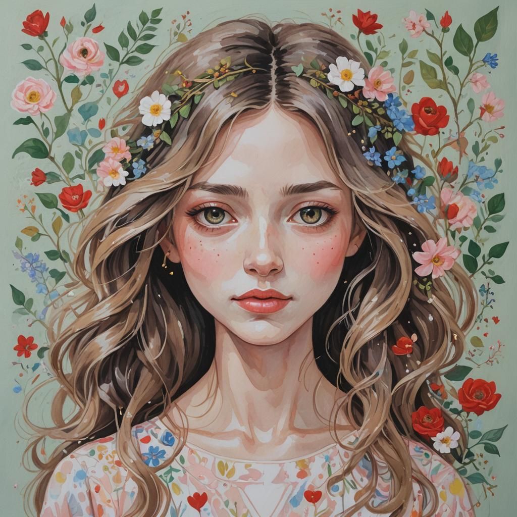 Gouache Painting: A Heartfelt Goodbye