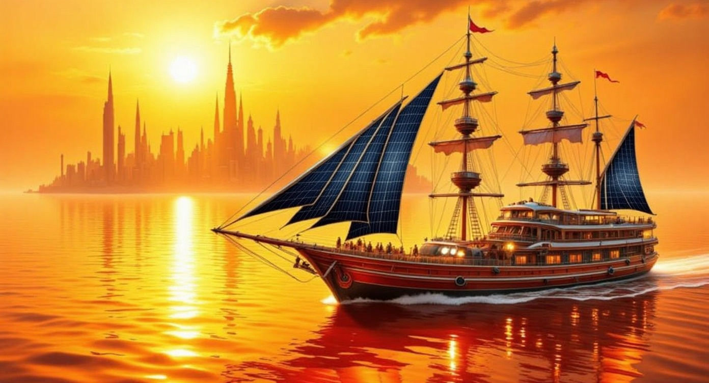 Retro Futurism Solar Skipper