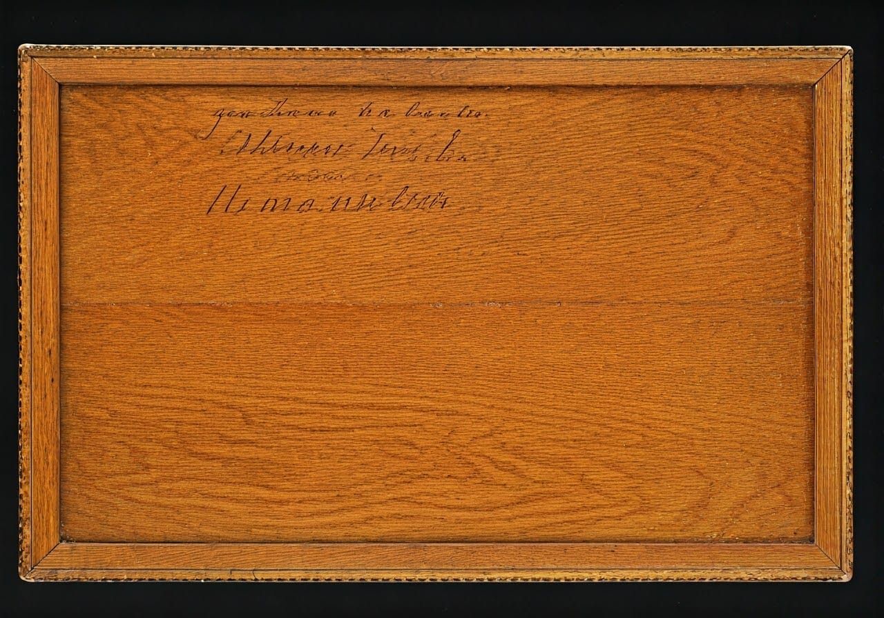 A 17th-Century Painting's Hidden Side in Dutch Script