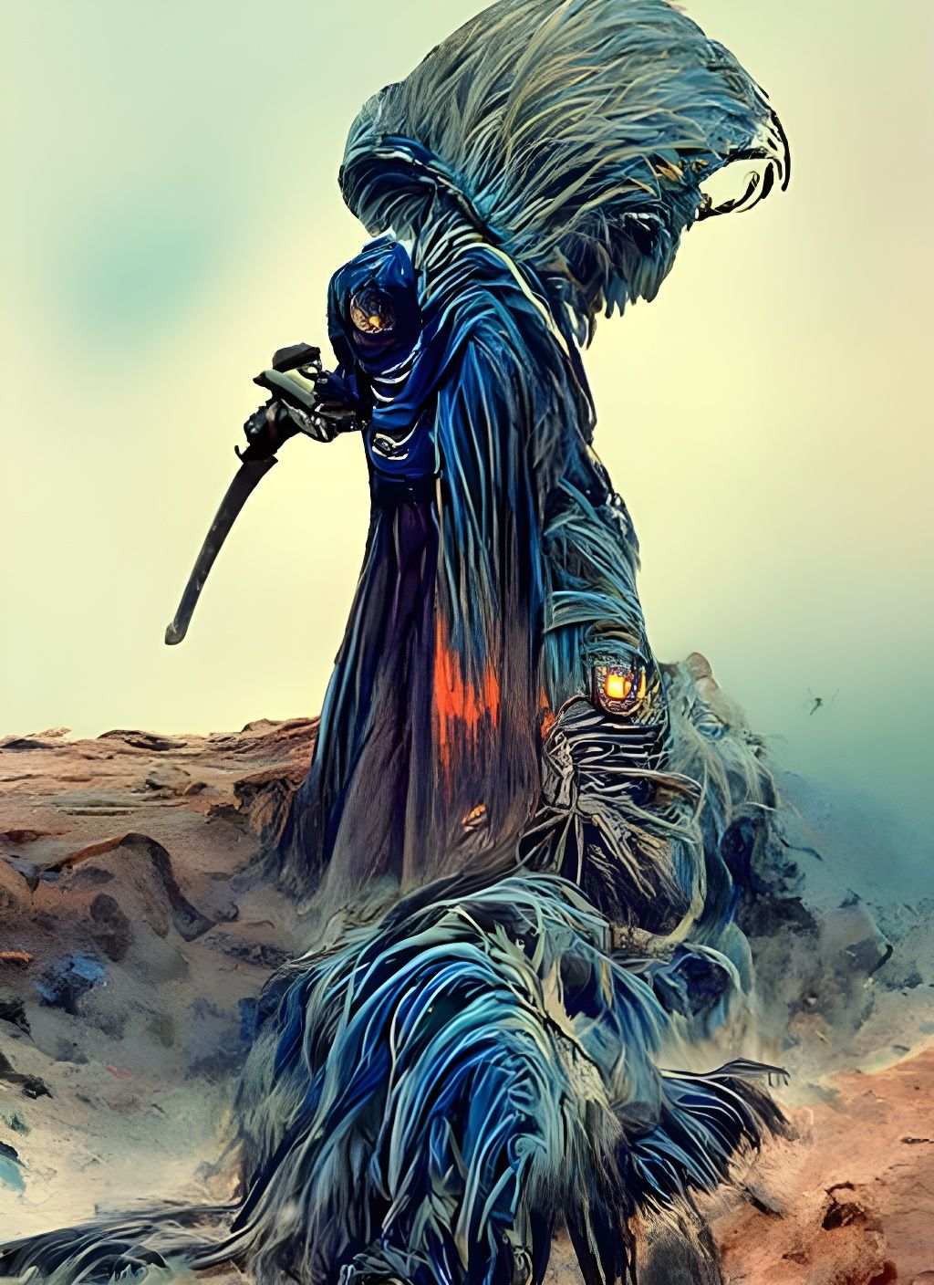 Beksinski Jedi Wraith Comic Art