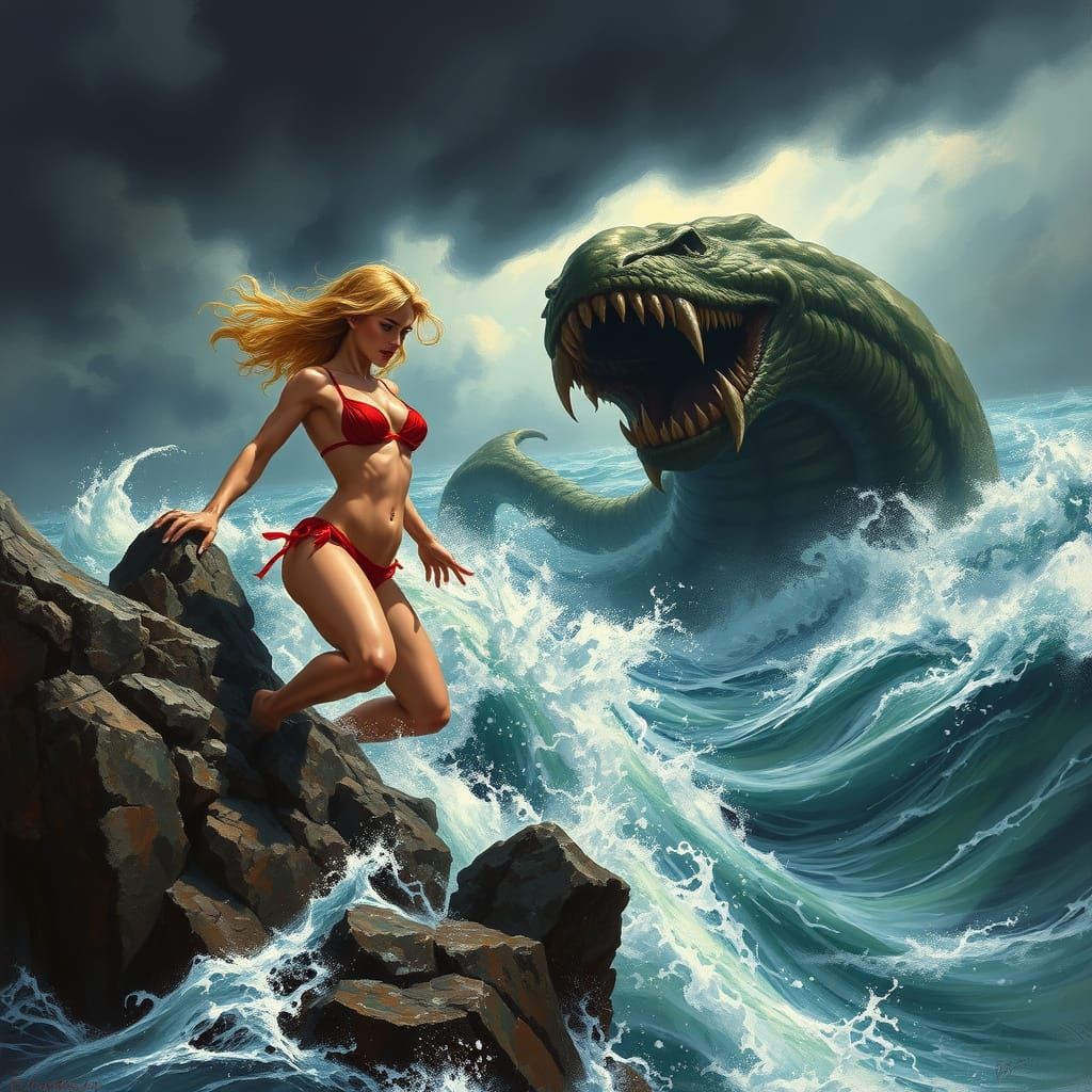 Kraken's Wrath: Woman Versus the Monster of the Deep