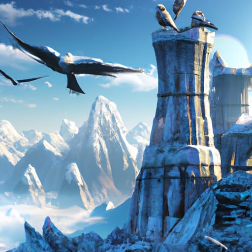 Gryphon Kingdom: Snow-Peaked Aeries and Columns