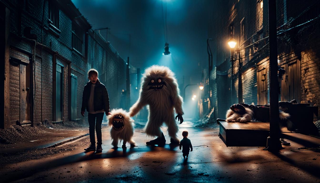 Child Abduction by Monster Under the Bed