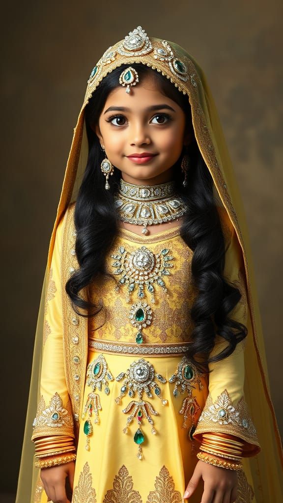 Regal Islamic Bridal Gown with Luxurious Embroidery and Jewe...