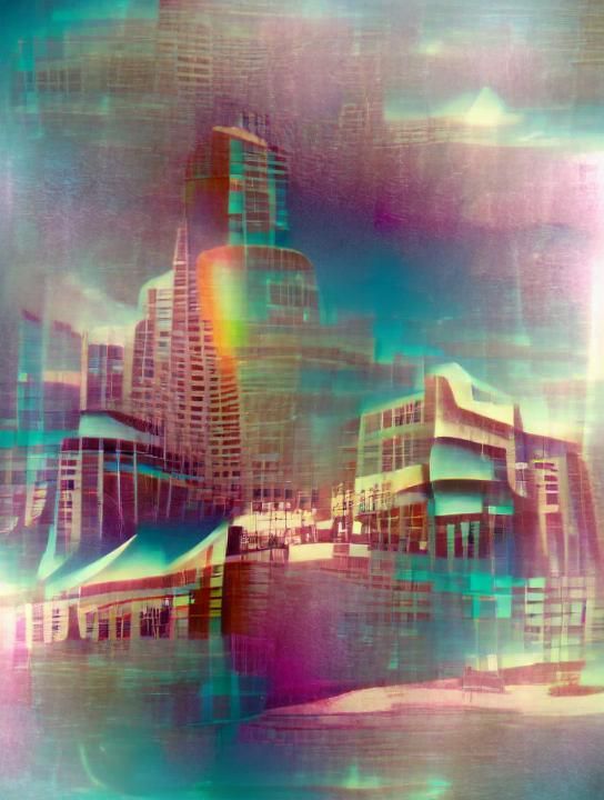 Retro Light Leaks and Double Exposure Effect
