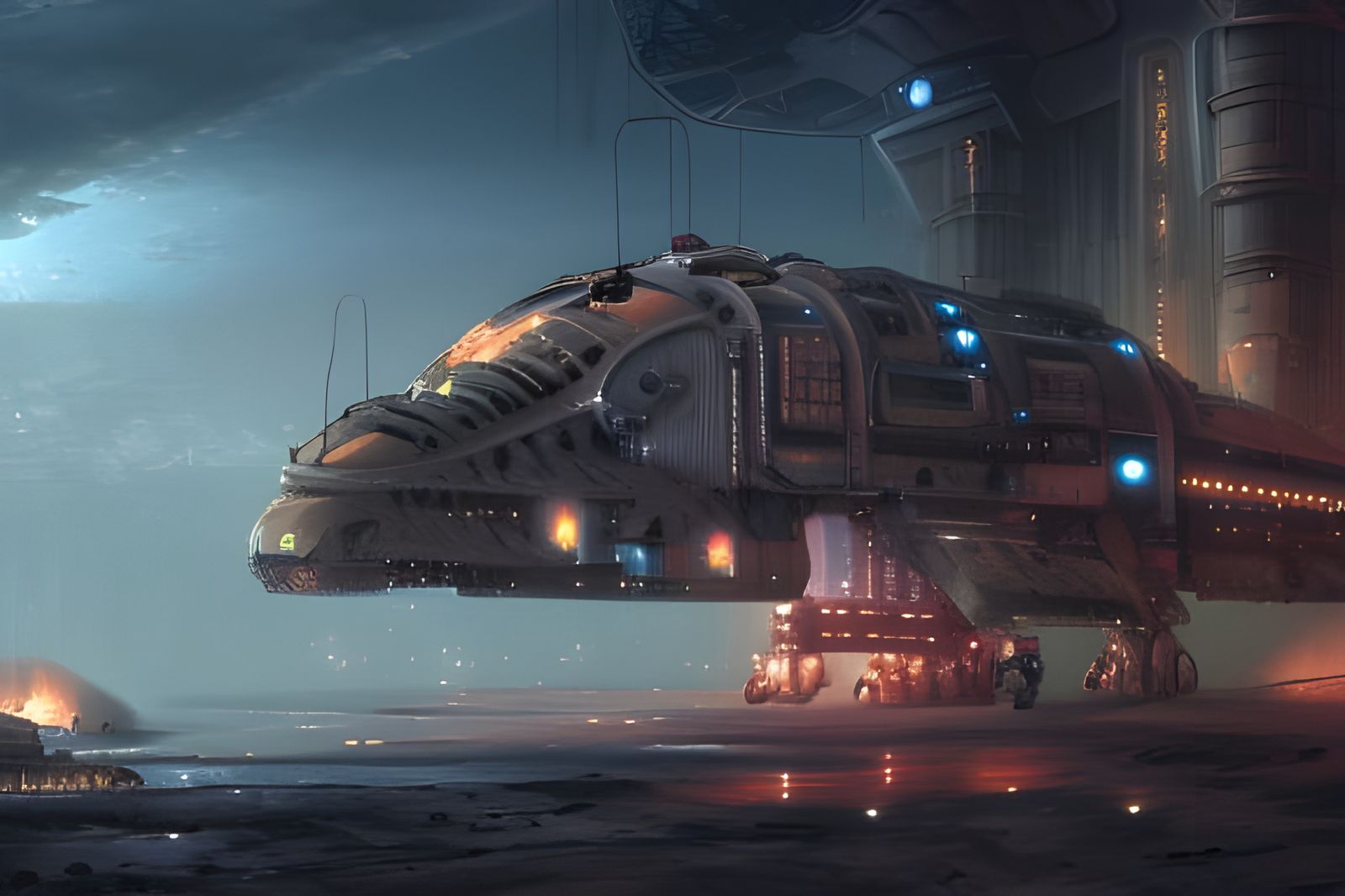 Dieselpunk Frontier Outpost in Rainy World