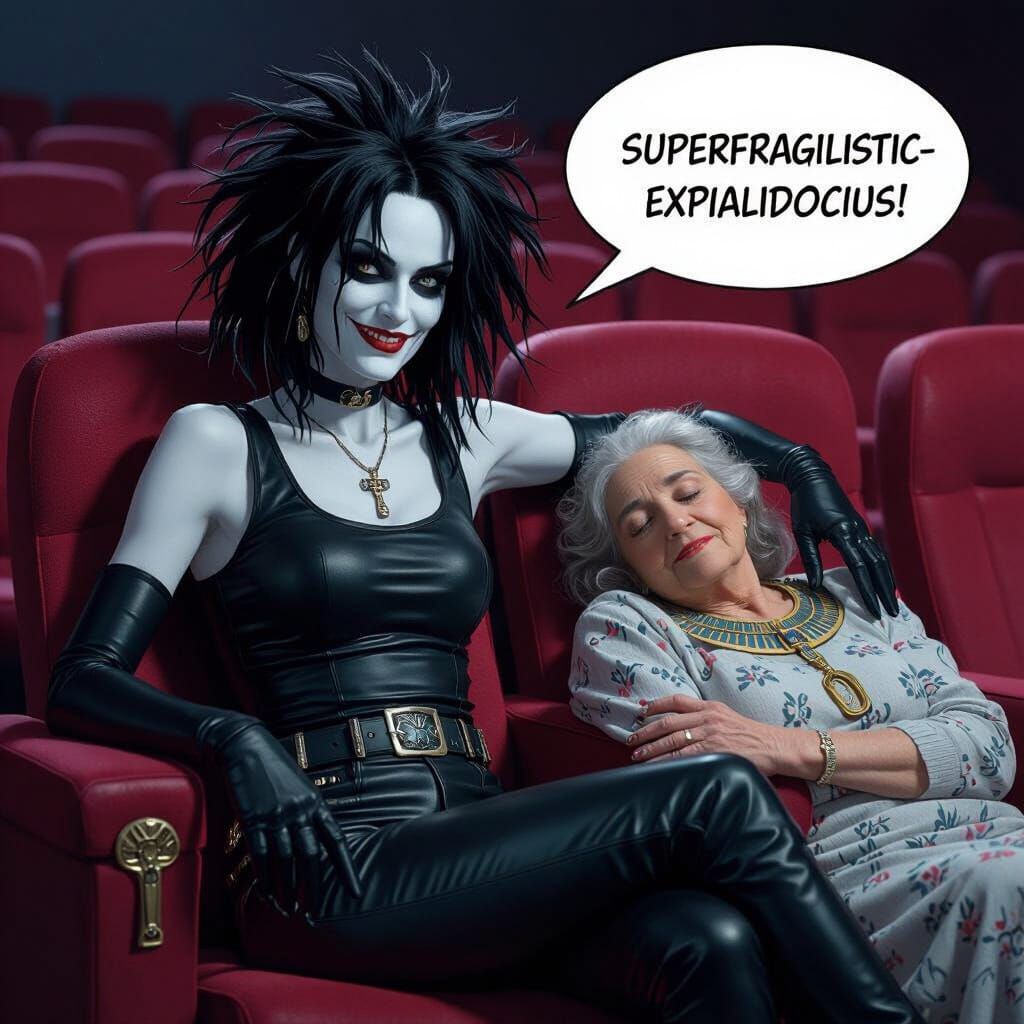 Death from DC Comics Beckons in a Movie Theatre