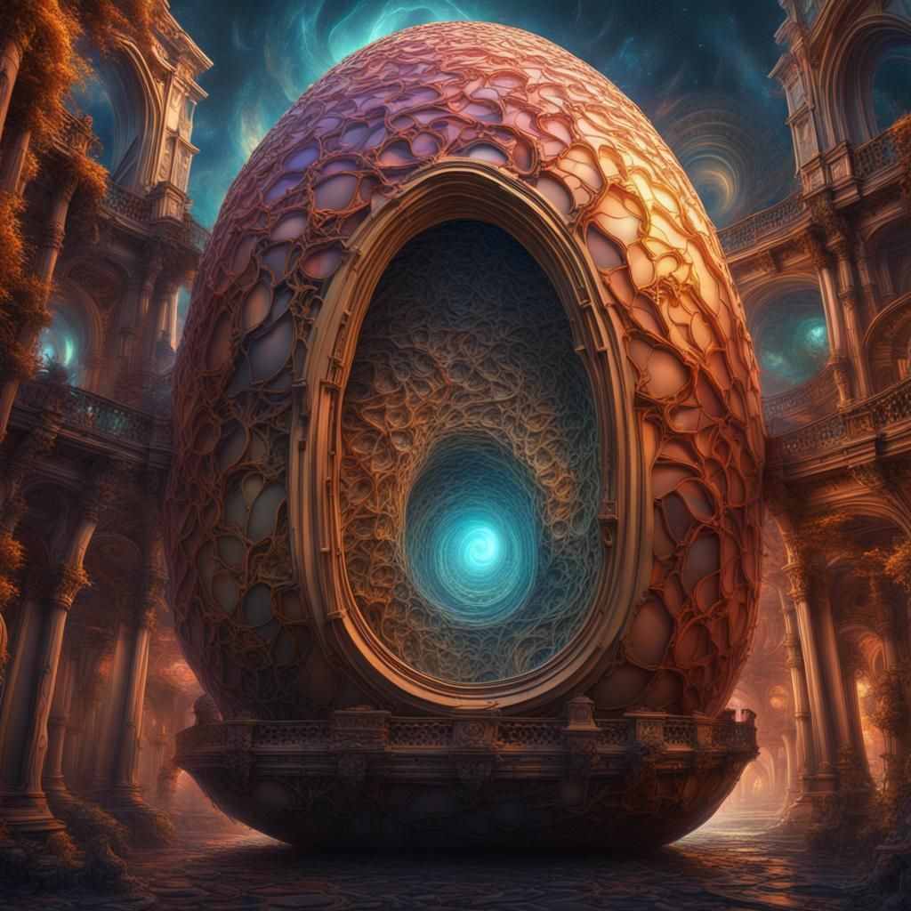 Impossible Architecture Hatches in Cosmic Egg, Unreal Engine...