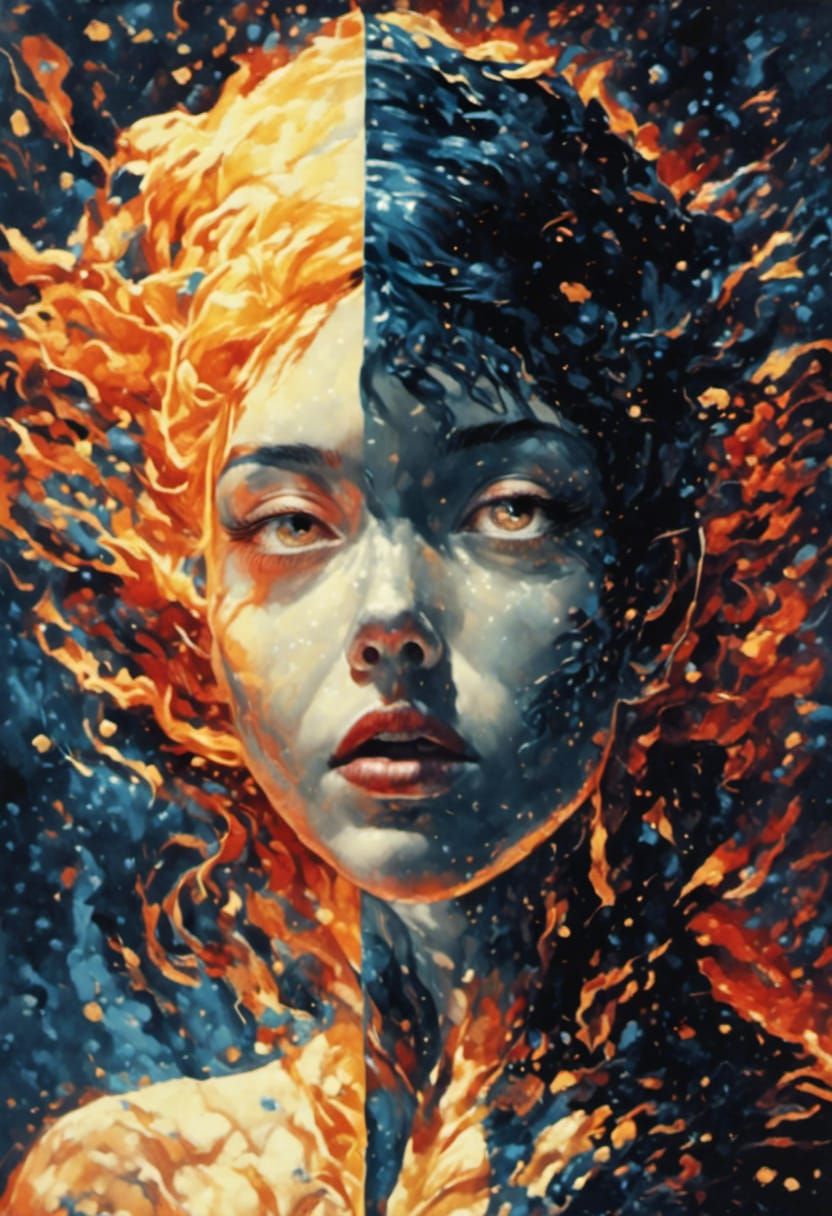 Superboy vs Emerald Empress in Comic Style