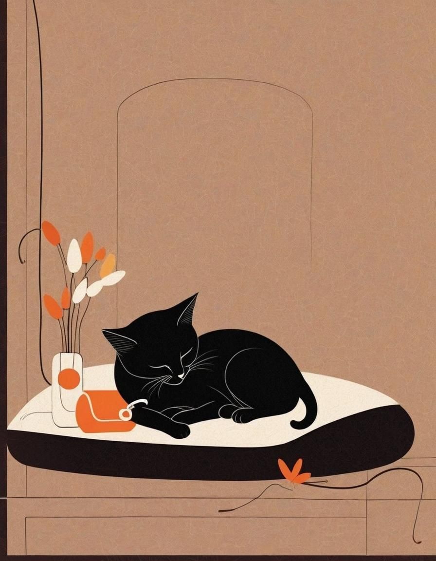 Sleeping Kitten Digital Art by Campion, Chiao, Cicierega