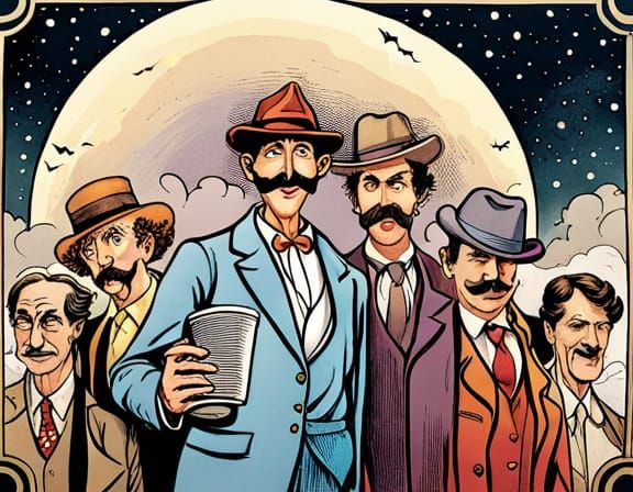 The Marx Brothers' Apocalyptic Arrival: Art Nouveau Comic