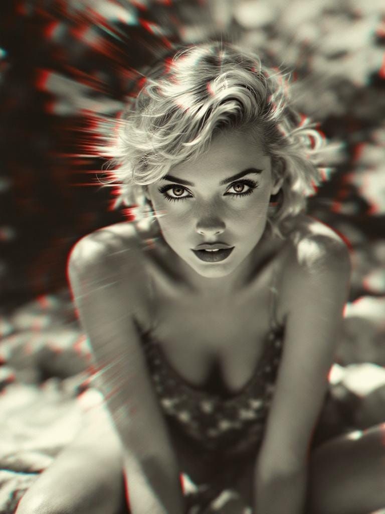 Pin-Up Glitch Art: Photographic Communication Breakdown