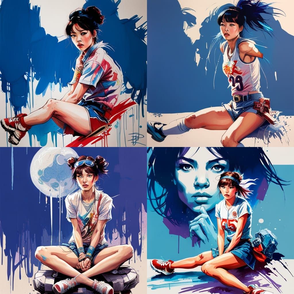 80s Rollergirlz - Anime