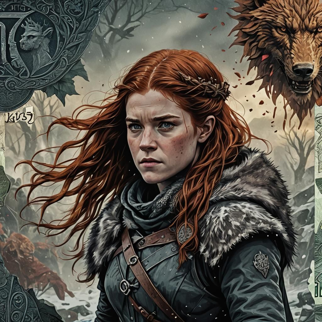 Rose Leslie as Ygritte: Game of Thrones Poster Art