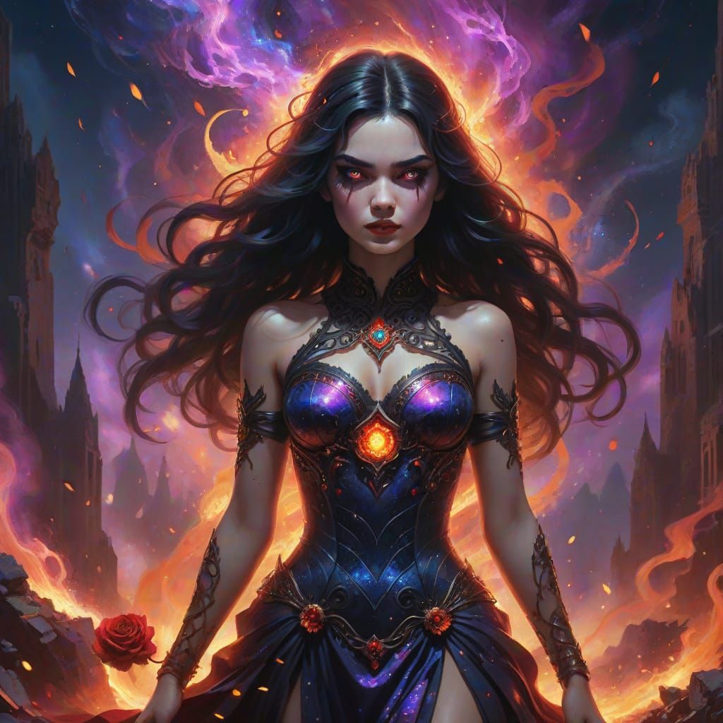 Cosmic Hero Amidst Dimensional Destruction