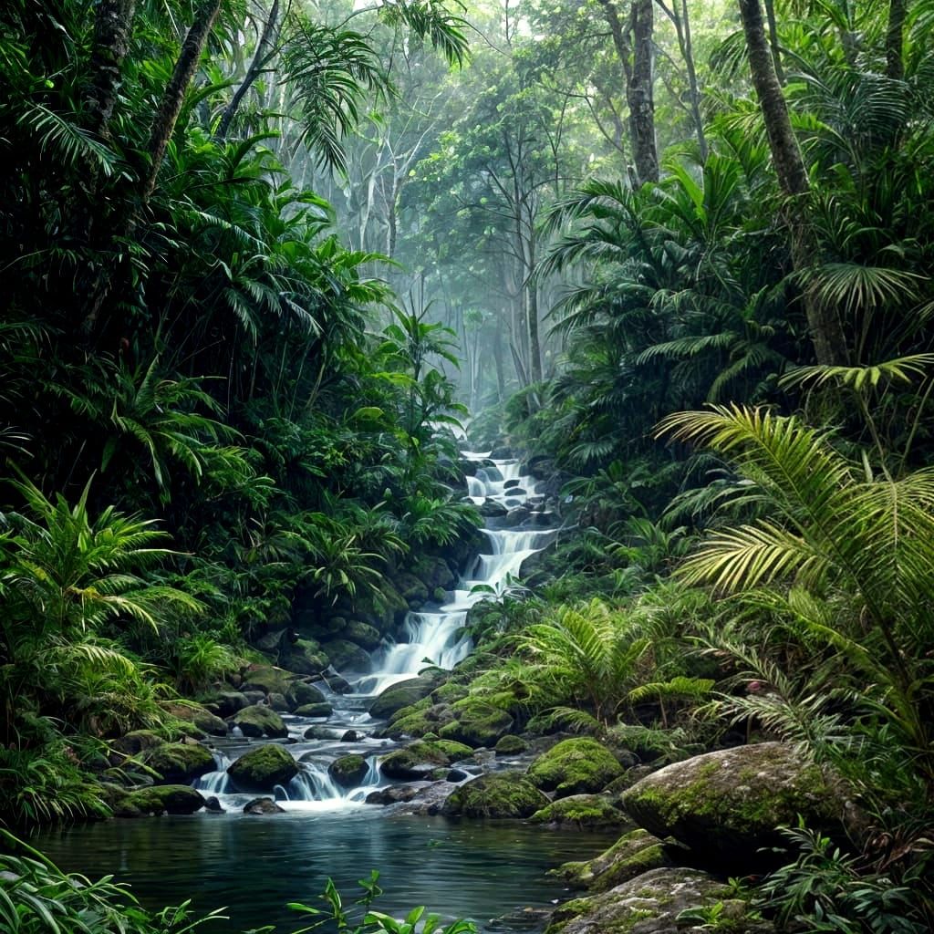 Ancient Predator in Tropical Paradise