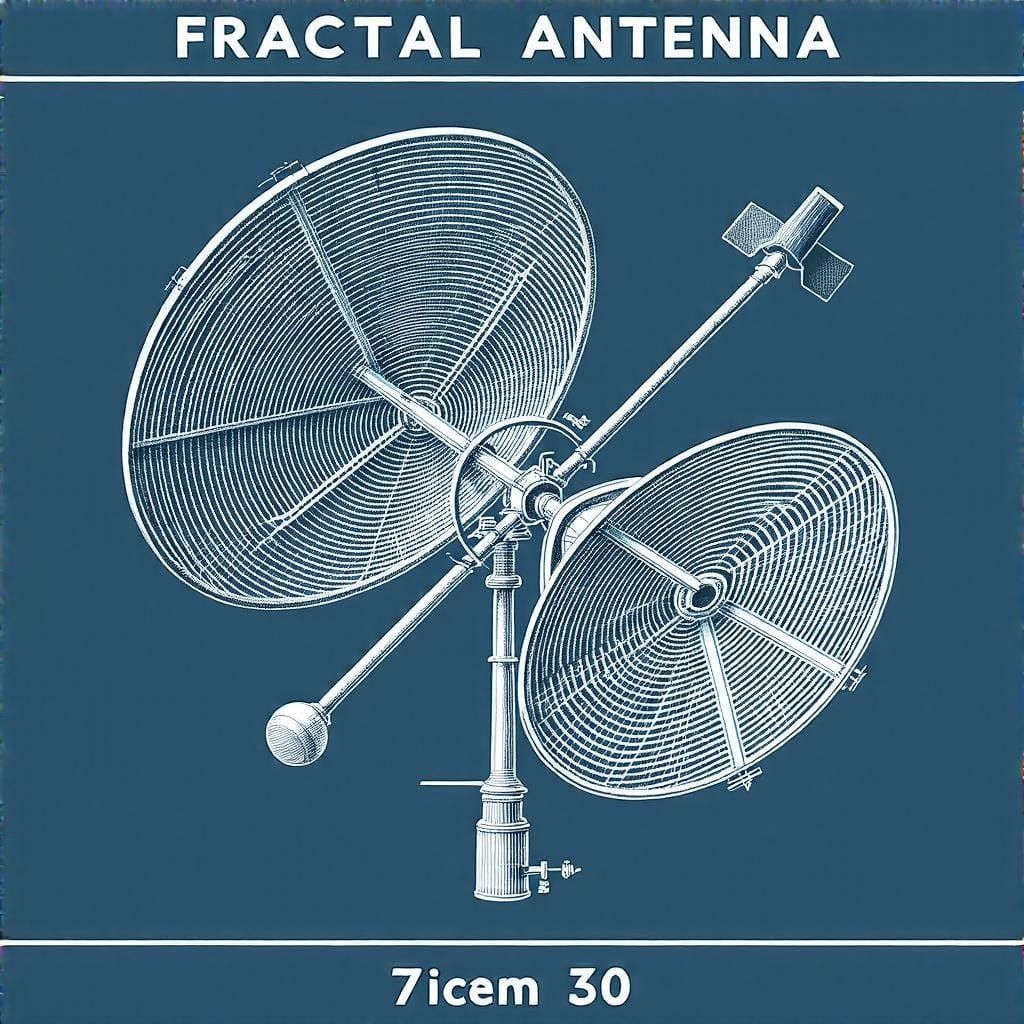 Fractal Antenna Blueprint in Stunning Detail