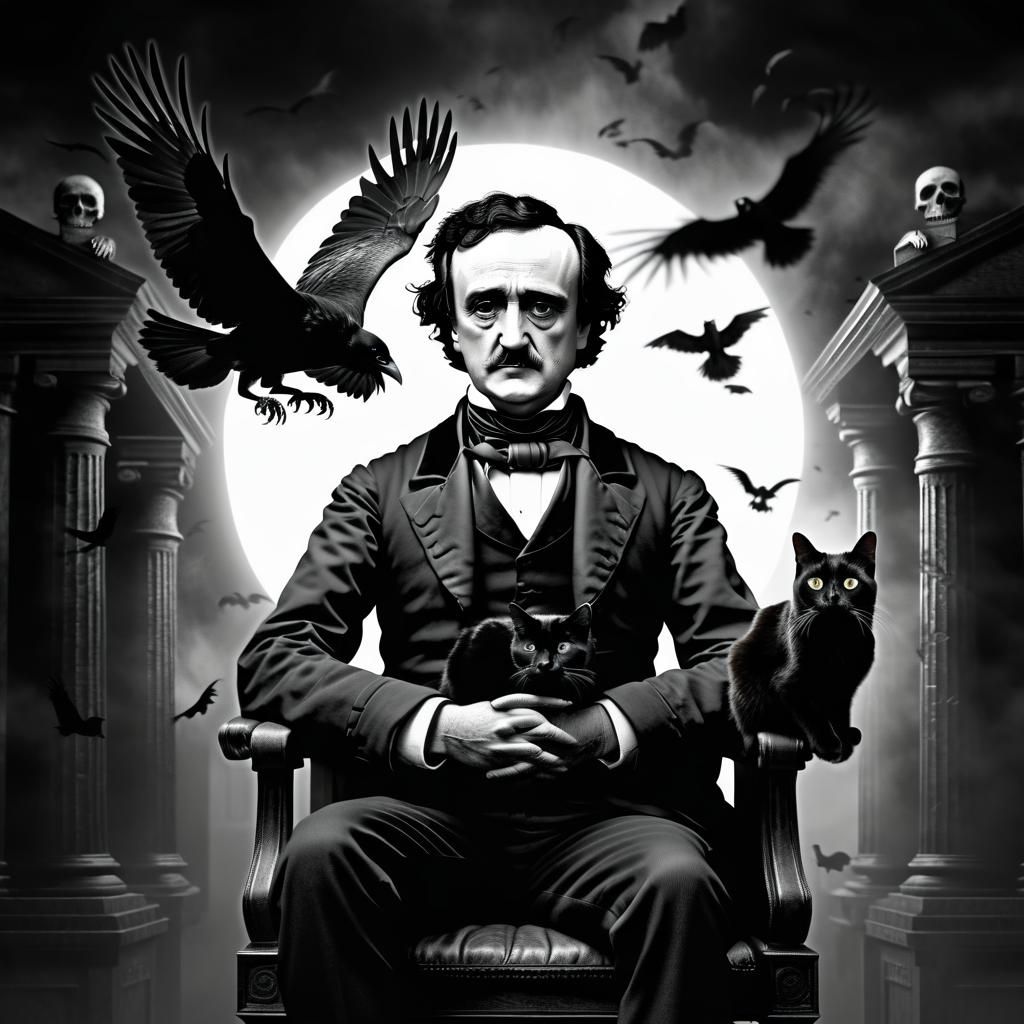 Portrait of Edgar Allan Poe