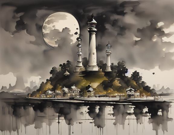 <lora:Loka:1.0> <lora:Lola:1.0> Lighthouse