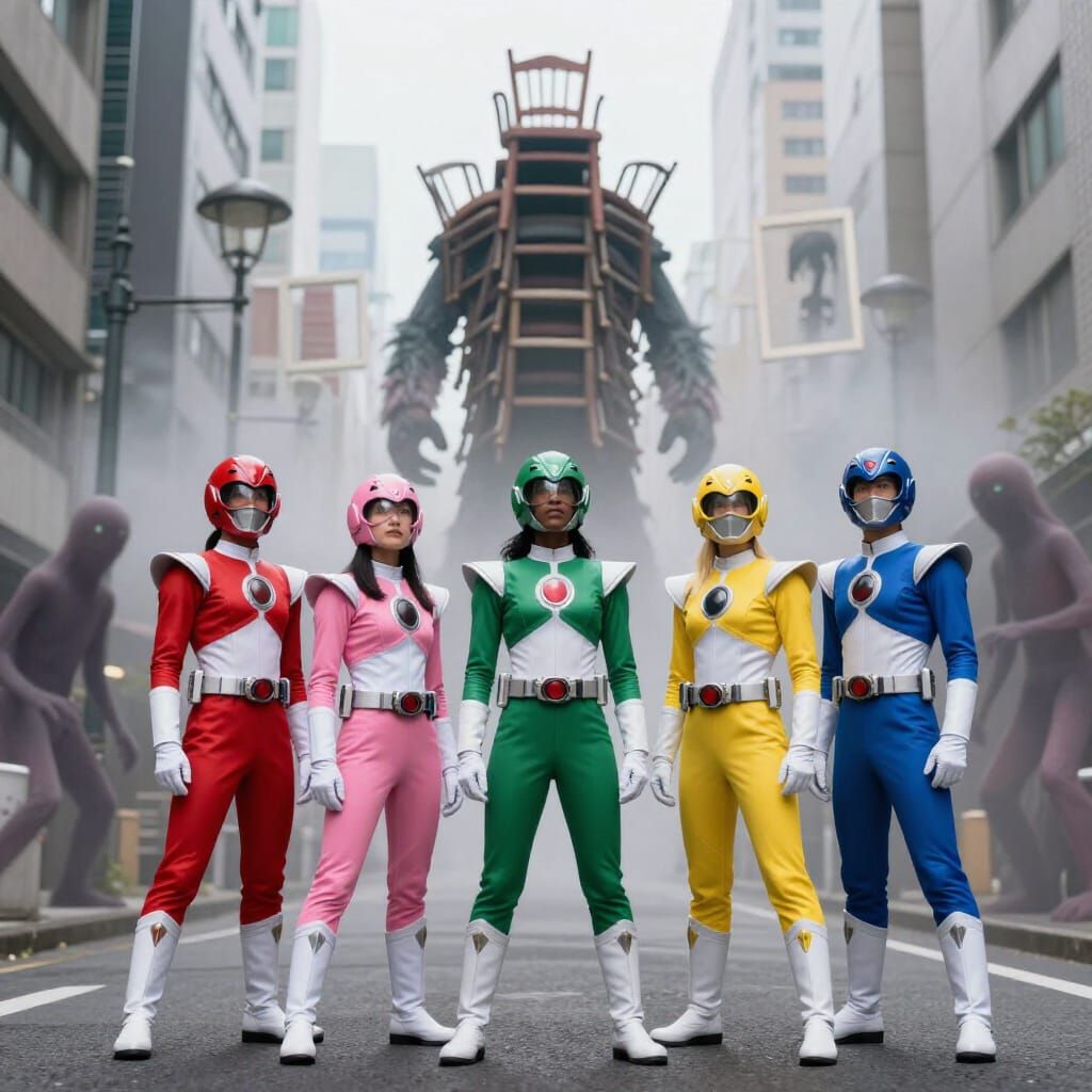 Bioman Heroes Face Giant Loneliness Monster