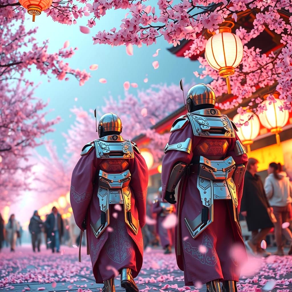 Bokeh, Mecha, Anime Style