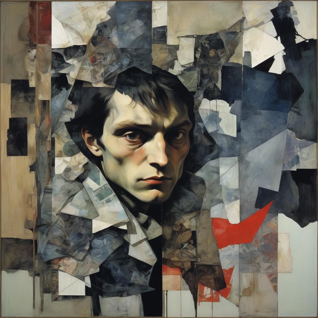 Vampire Silhouette at Twilight Crossroads