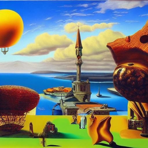 Golden Hamburger: A Surreal Macro Photography Dream