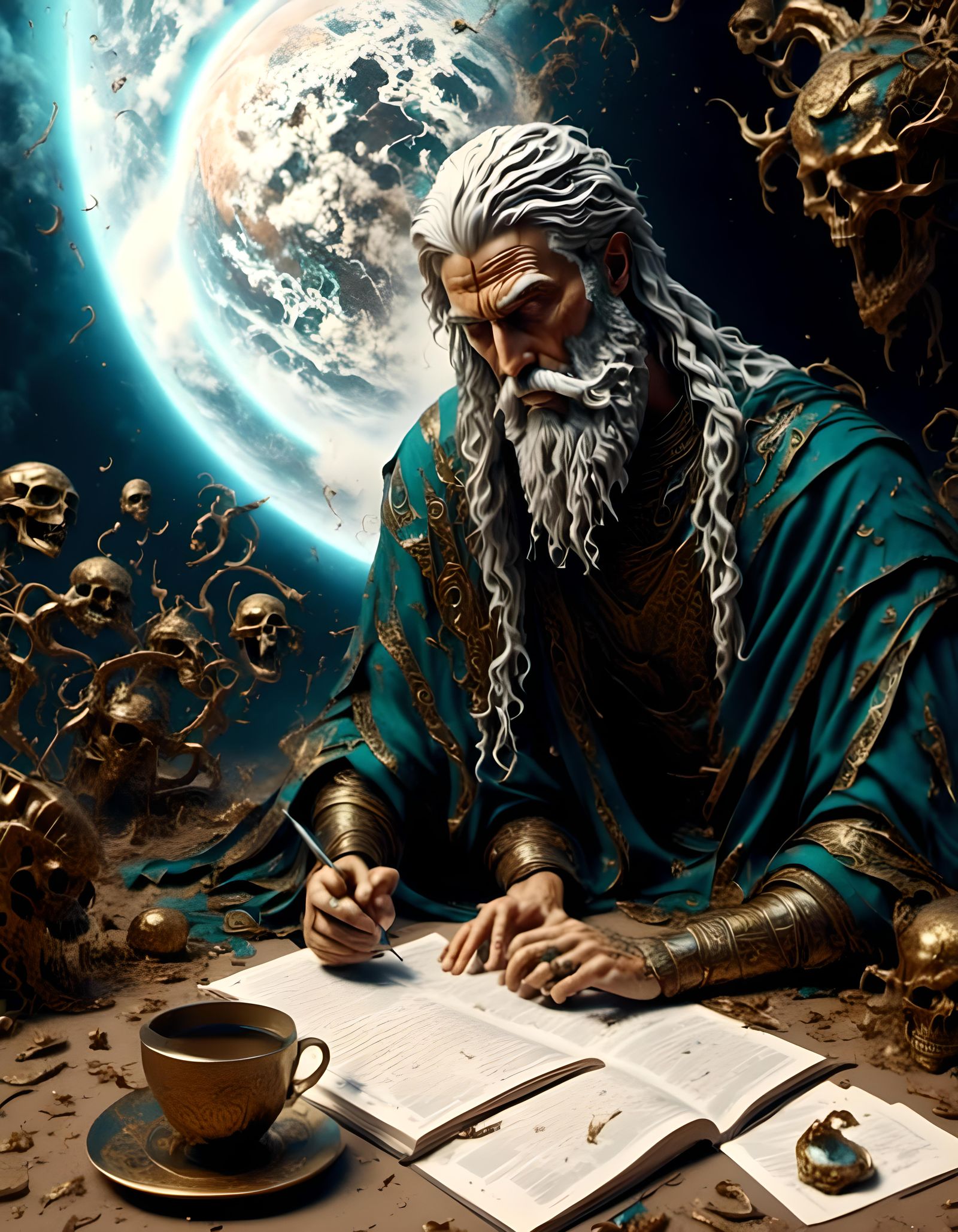 Surreal Roman Fantasy in Dystopian Dreamscape