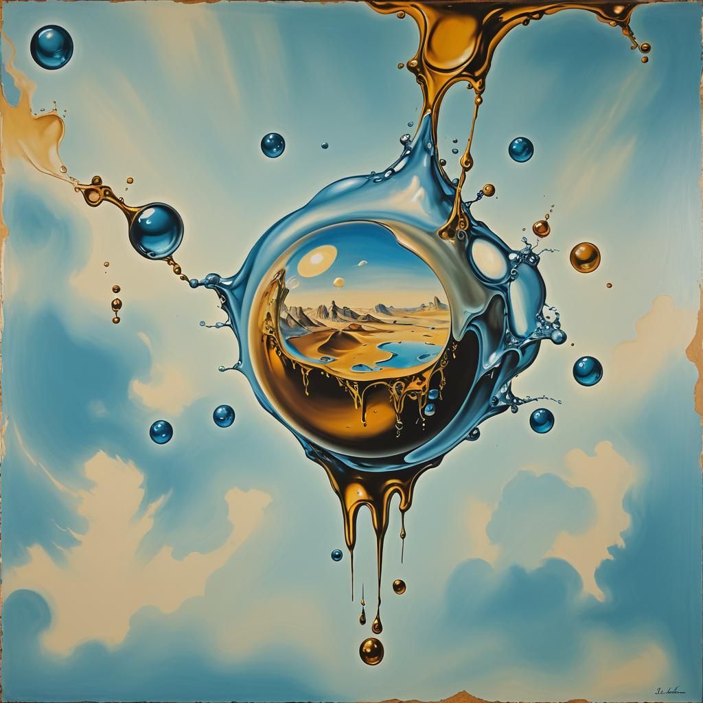 Surreal Bizarre Bubble Inspired by Salvador Dali