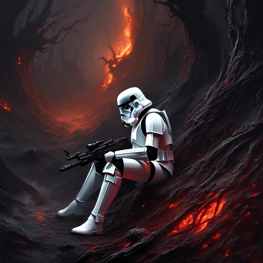 Clone Order 66: Even More So Today, The Weight of His Helmet is Heavy.