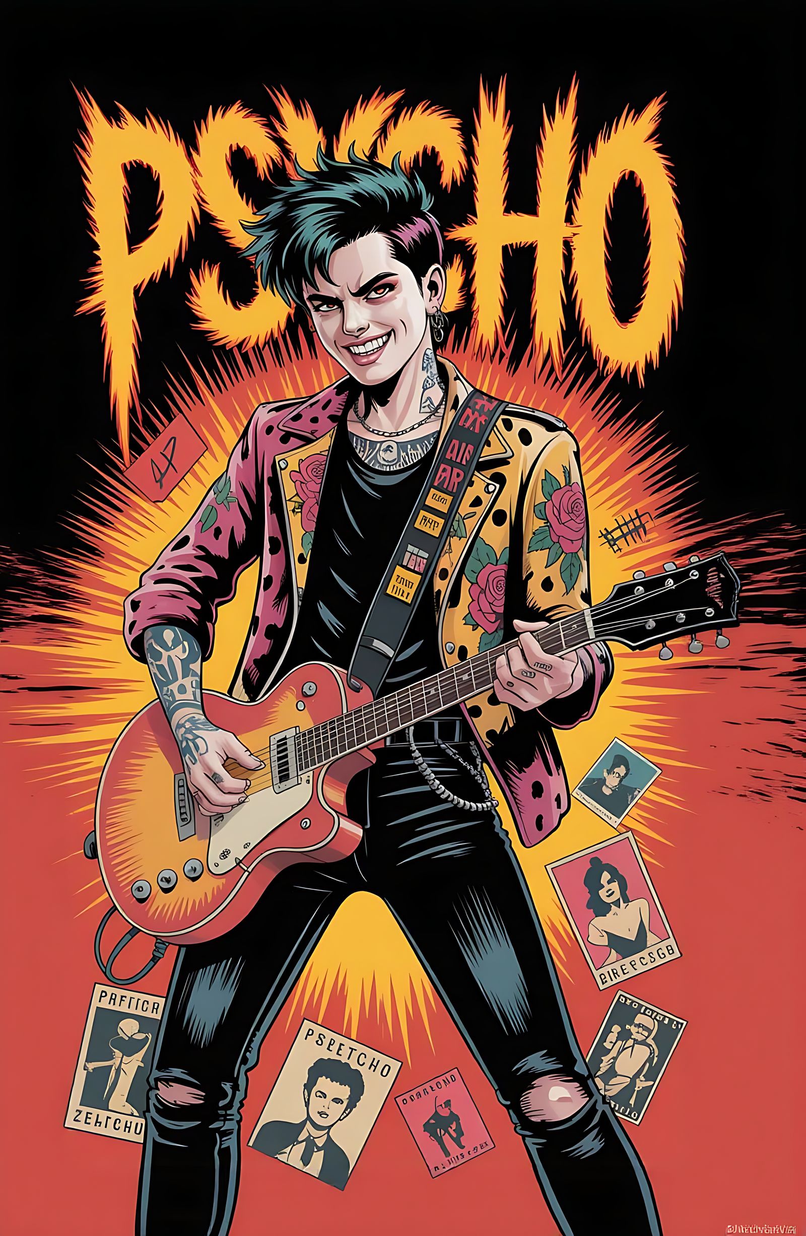 Psychobilly Rebel: A Fusion of Punk and Rockabilly