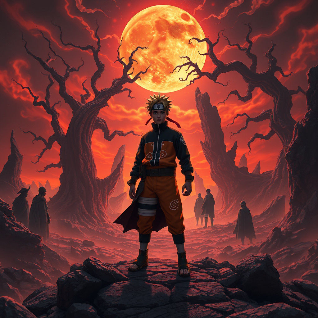 Naruto's Heroic Stand Against the Uchiha Clan