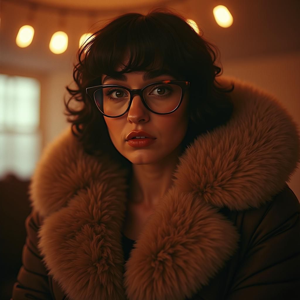 Velma Dinkley in Fur Coat, Editorial Photography